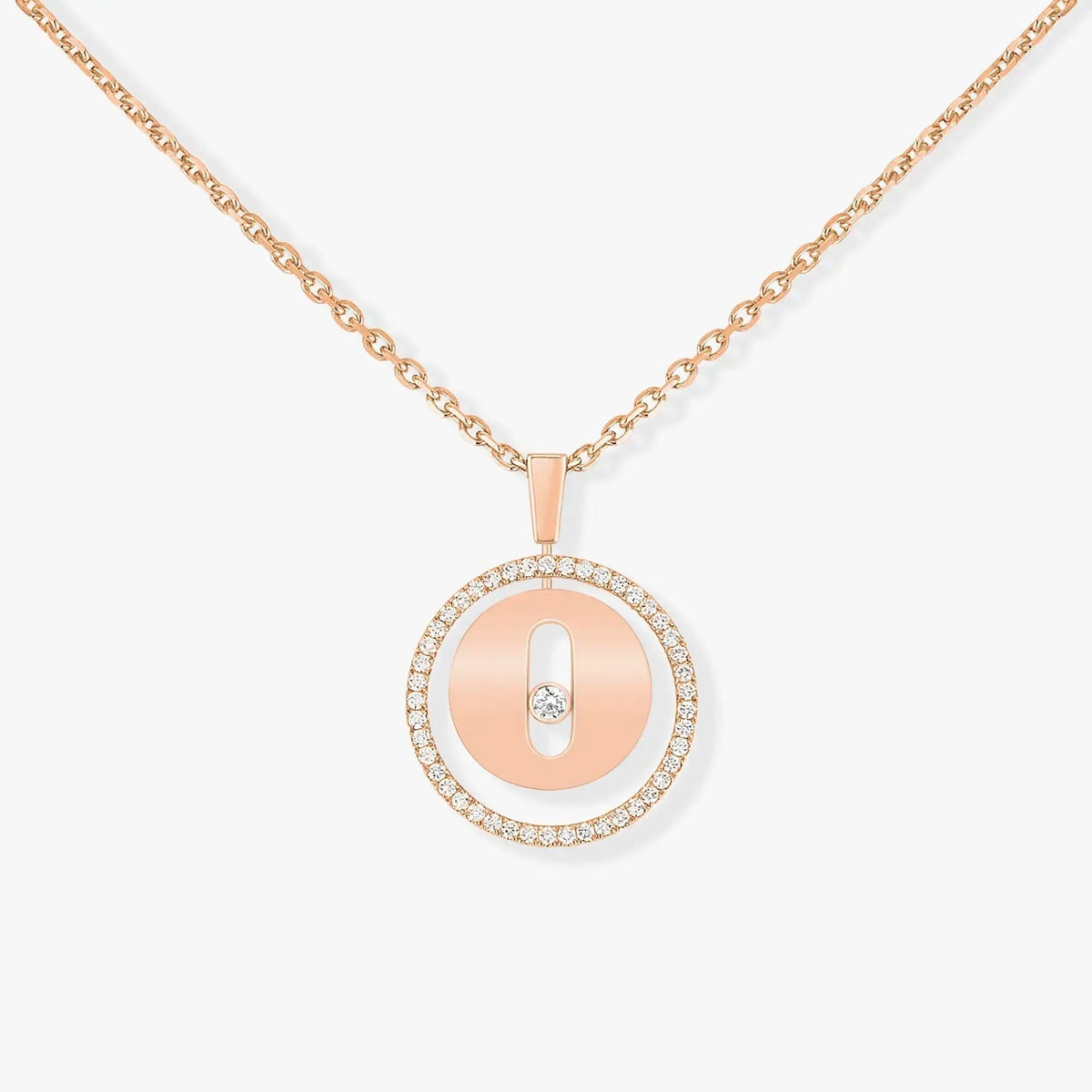 [CC ]CC  MOVE PM NECKLACE PINK GOLD DIAMOND MESSIKA