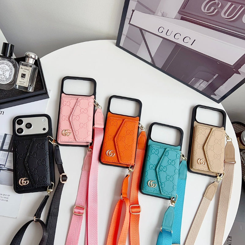 Fashion Aesthetic Shock Absorbing Protective Phone Case  GU*CI Series、Fashion Phone Case