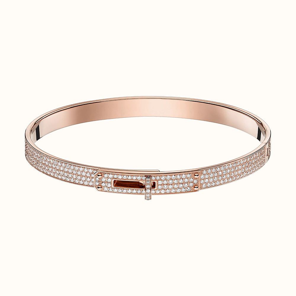 CCjewelry KELLY BRACELET DIAMOND PAVED HERME