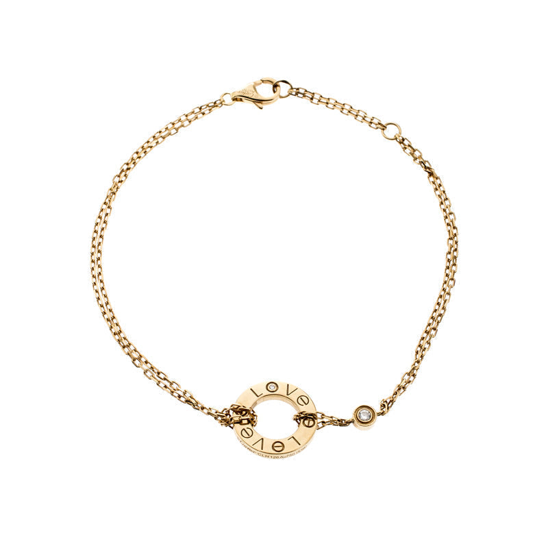 {💎CC JEWELRY}  LOVE BRACELET 2 DIAMOND