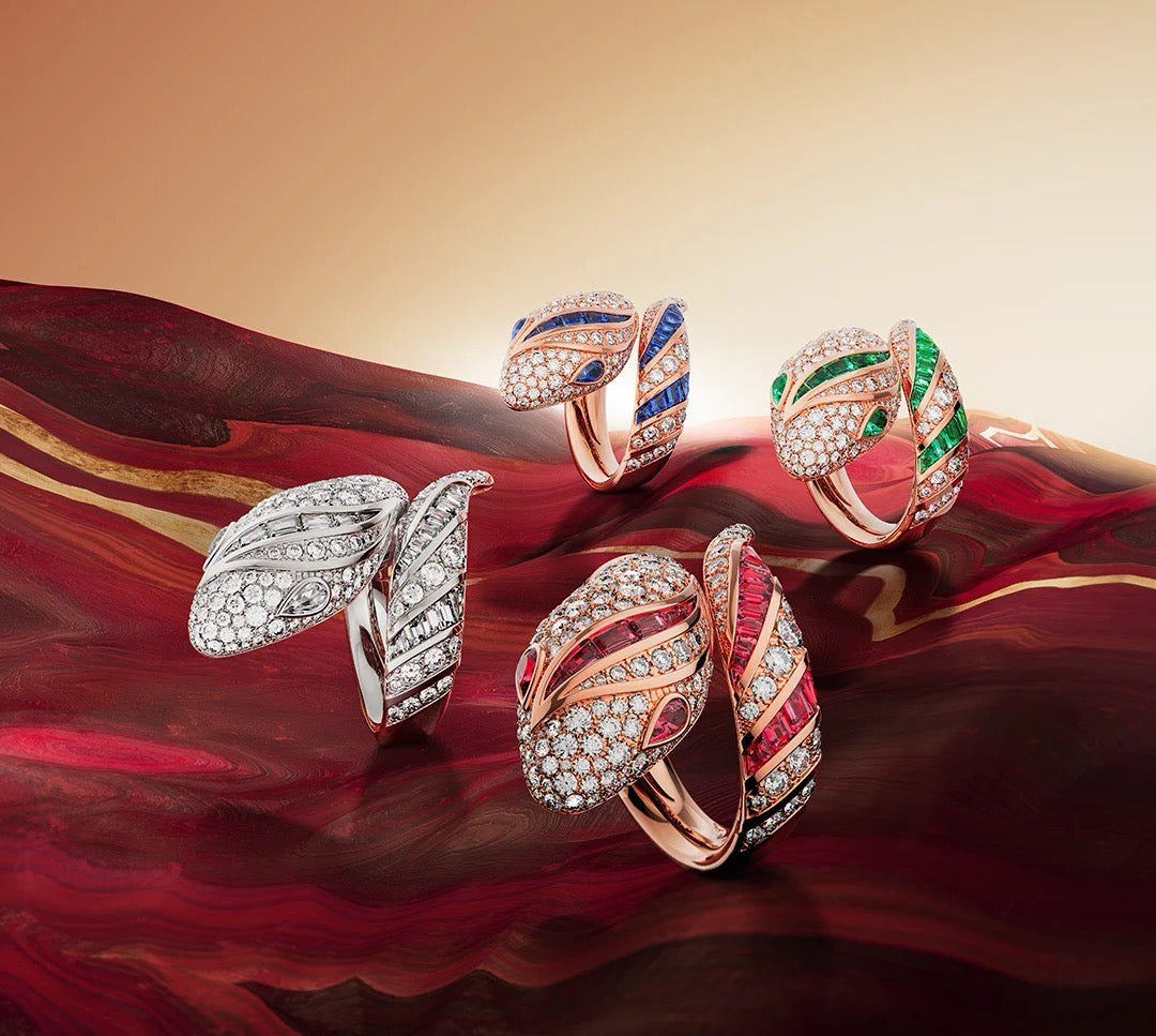 [BV JEWELRY]BRAND NEW LUXURY RED SNAKE RING
