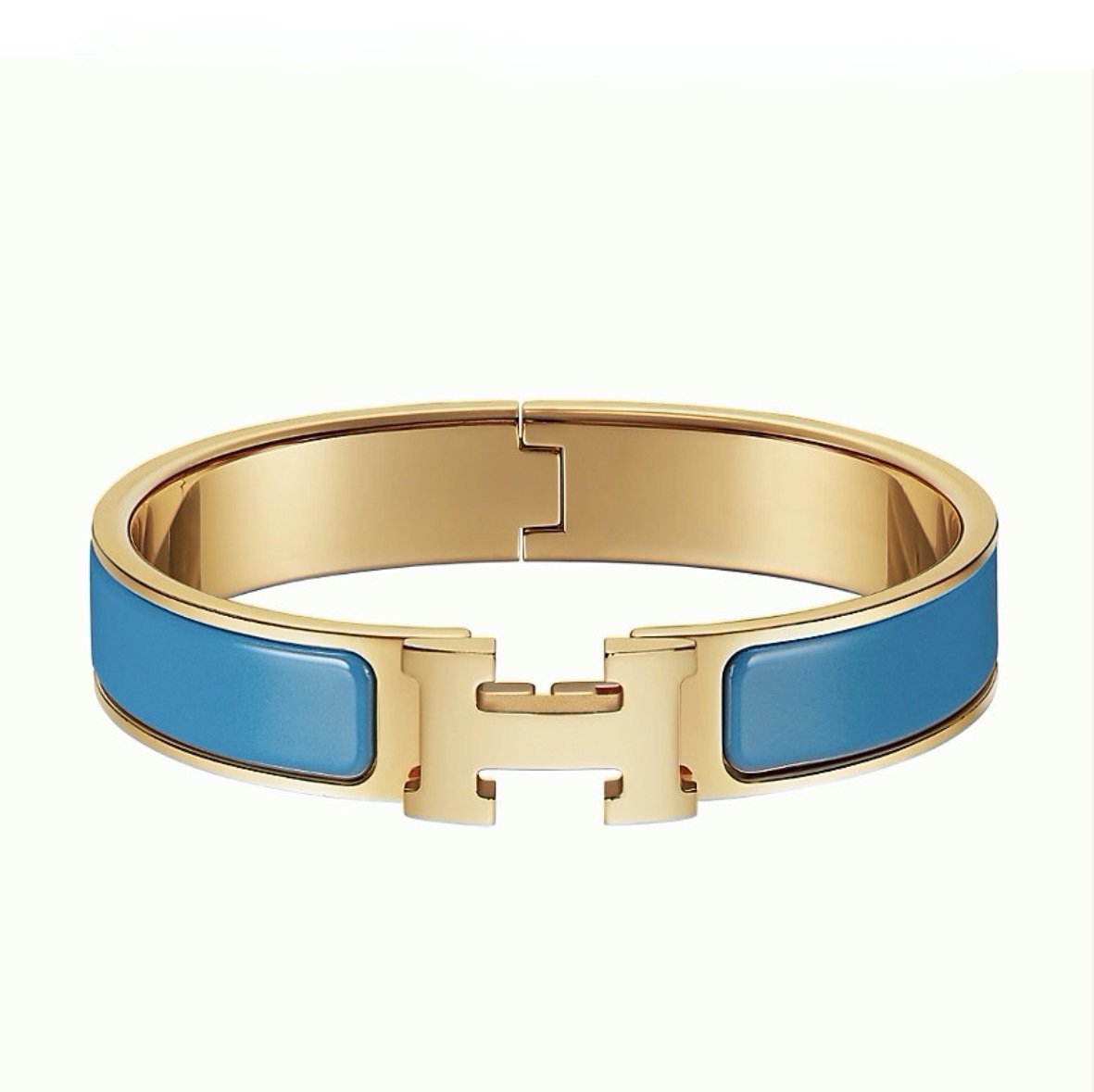 CCjewelry H BRACELET TURQUOISE 12MM HERME